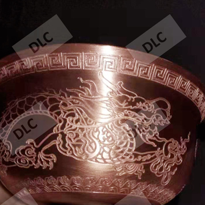 Five axis processing of dragon and phoenix Chengxiang bowl